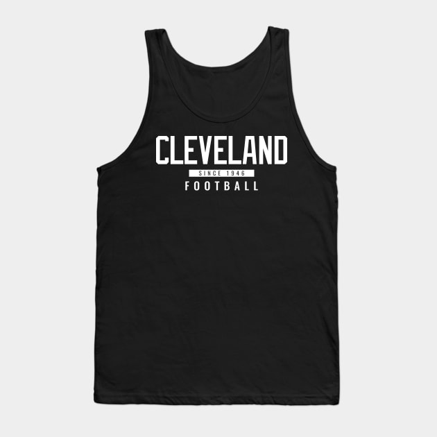 Cleveland football Tank Top by Tamie